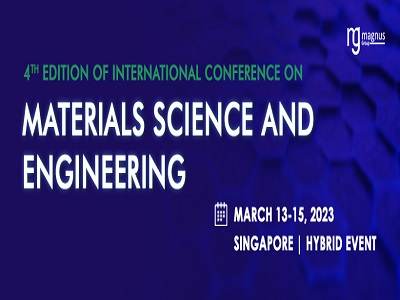 4th Edition of International Conference on Materials Science and Engineering Materials 2023